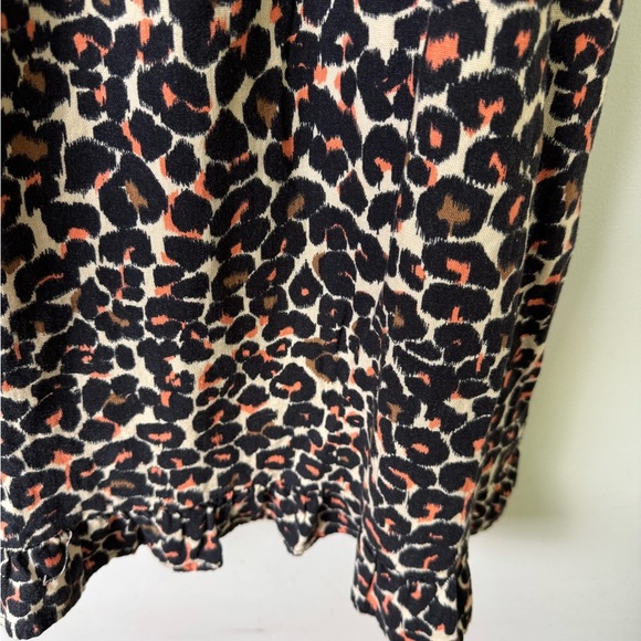 Who What Wear animal print linen blend dress size medium - Picture 3 of 6
